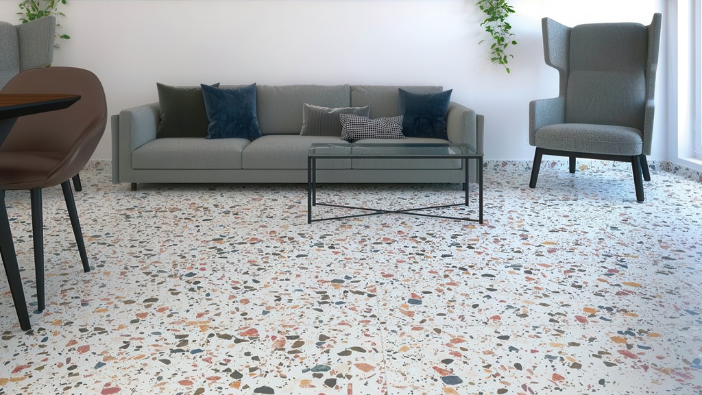 Terrazzo 24x24 Matte Finish Porcelain Tile