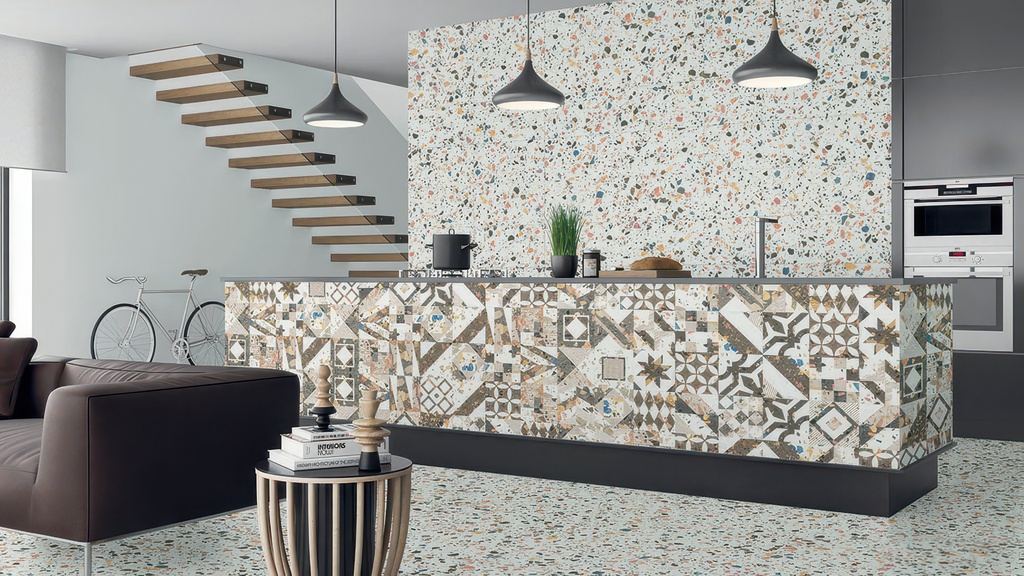 Terrazzo 24x24 Matte Finish Porcelain Tile