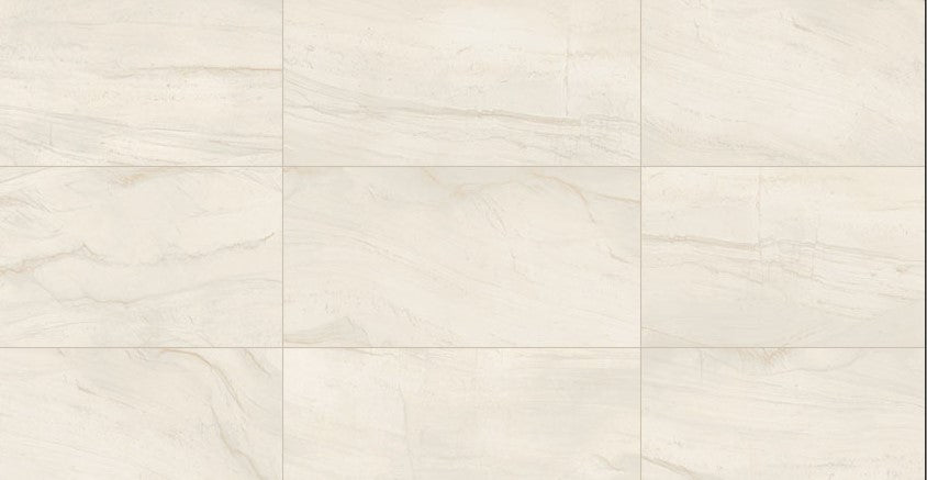 Alaska 24x48 Honed or Polished Marble Look Porcelain Tile