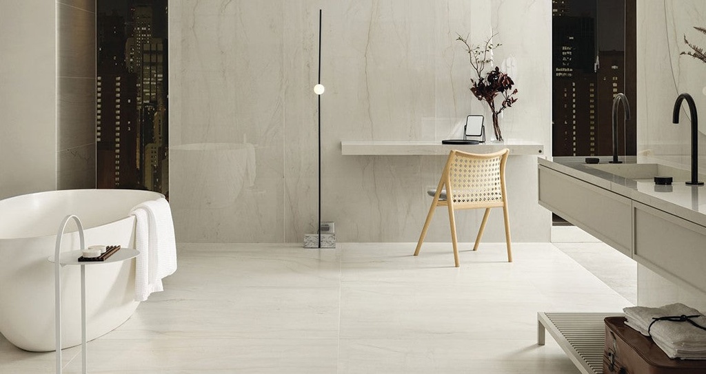 Alaska 24x48 Honed or Polished Marble Look Porcelain Tile