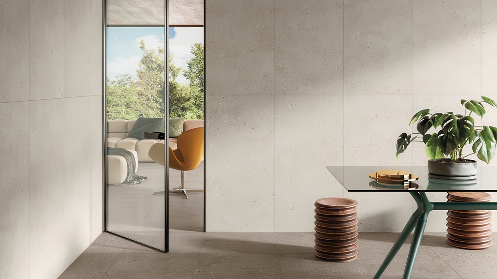 City Sidewalk 24x48 Matte Cement Look Porcelain Tile