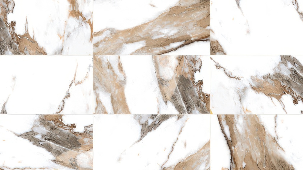 Epic 12x24 Satin or Polished Marble Look Porcelain Tile