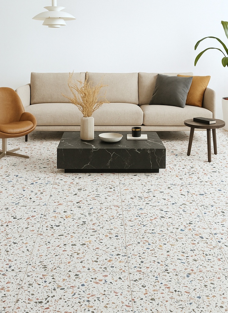 Terrazzo 24x24 Matte Finish Porcelain Tile