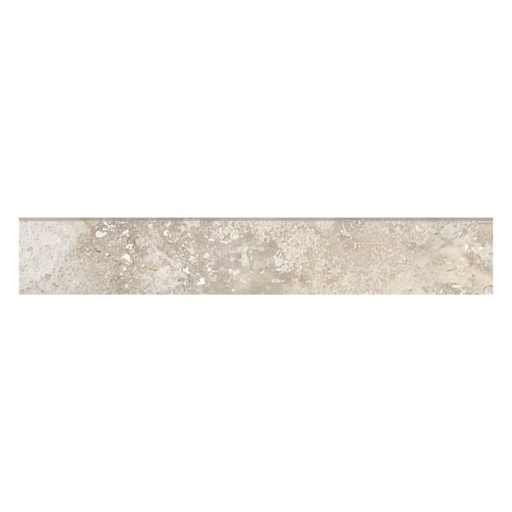 Fantasy 4X24 Natural or Lappato Finish Travertine Look Porcelain Bullnose Tile