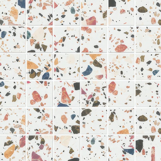 Terrazzo 3x3 Matte Finish Porcelain Mosiac Tile